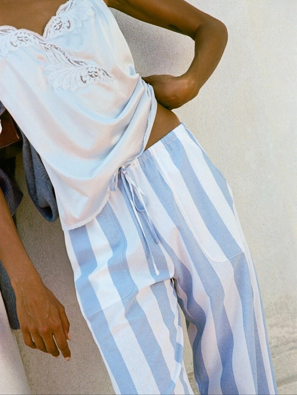 Christy Dawn Taavi Pant Blue Stripe - Picture 4 of 10